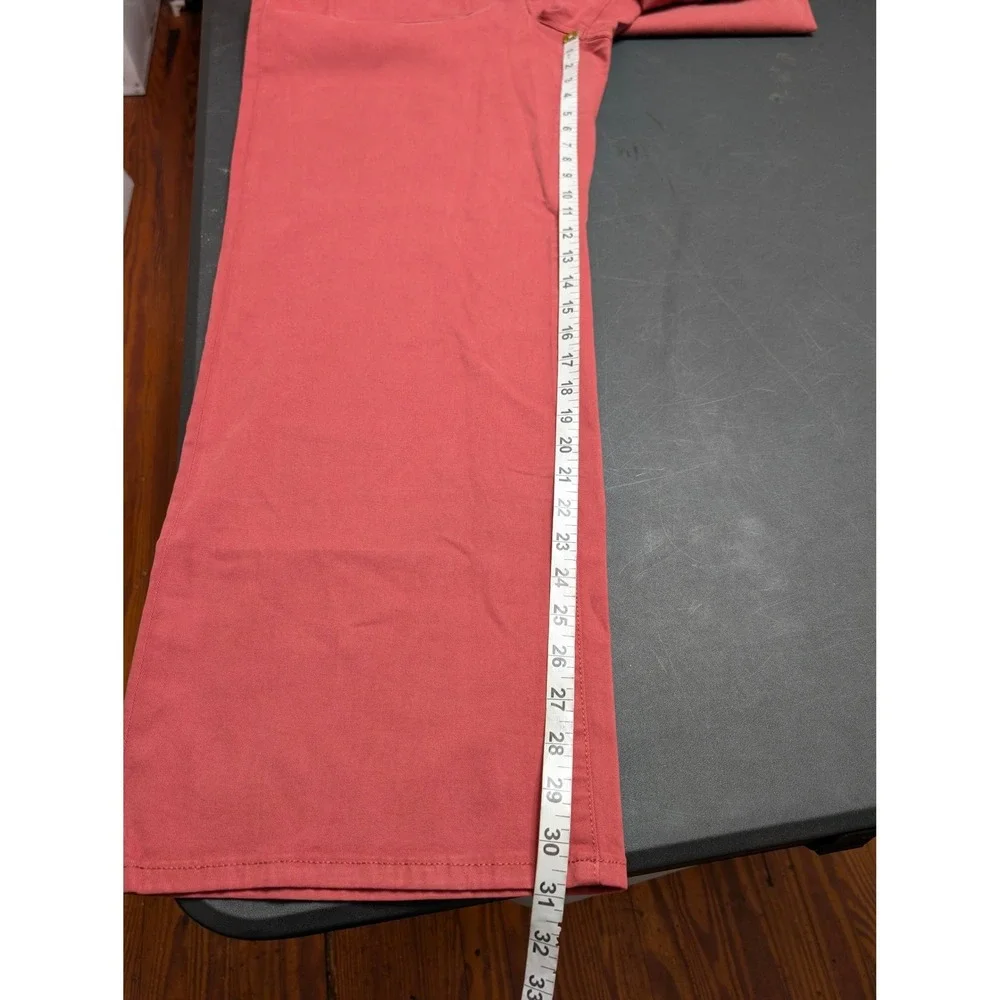 Madewell Emmett Wide-Leg Patch Pocket Pants Antique Rose Red Size 33‎ NEW